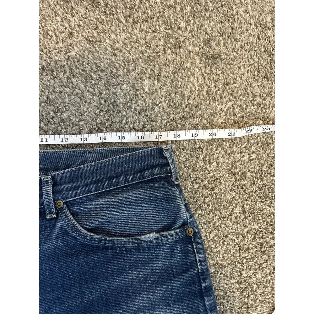 Vtg LL Bean Jeans 36x32 Denim Relaxed Straight Leg Union Made 80s